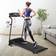 Costway 1.0 HP Electric Mobile Power Foldable Treadmill with Operation Display for Home