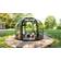 Scandic Greenhouse Skydome Oval 12.5m² Sort Aluminium
