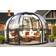Scandic Greenhouse Skydome Rund 7.6m² Sort Aluminium