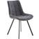 Livetastic Microfiber Grey/Black Esszimmerstuhl 86cm 2Stk.