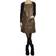 Dutchdeluxes Suspender Förkläde Brun (78x64.5cm)