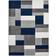 Think Rugs Matrix Blue, Grey 80x150cm