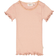 Wheat Rib Lace S/S T-shirt - Rose Dawn (0051h-007-2031)