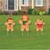 Big Dot of Happiness Gingerbread Christmas Outdoor Lawn Sign Decorations with Stakes 3-pack