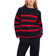 Selected Bloomie Striped Knitted Jumper - Dark Sapphire