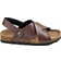 Shein Boys' Crossed Straps Open Toe Sandals For Outdoor Activities, Rusty Brown, Toddler/Little Kid/Big Kid