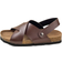 Shein Boys' Crossed Straps Open Toe Sandals For Outdoor Activities, Rusty Brown, Toddler/Little Kid/Big Kid