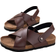 Shein Boys' Crossed Straps Open Toe Sandals For Outdoor Activities, Rusty Brown, Toddler/Little Kid/Big Kid