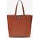 Adax Portofino Shopper Line Bag - Brown