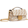 Fendi Baguette Chain Midi Raffia Bag - White