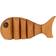 Spring Copenhagen The Wooden Fish Large Brown Figurine 3.5"
