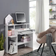 Wohnling Modern with Keyboard Pull-Out White Skrivebord 48x94cm