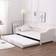 Home Source Wooden White Sofa 77.2cm 3 Seater