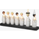 Star Trading Classic Lucia Procession White/Black Pattern Adventsljusstake 48cm