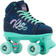 Rio Roller Lumina Quad Skates - Navy/Green