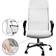 Casaria Ergonomic Mesh High Back Rocker Seat White Kontorstol 122cm