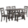 Picket House Furnishings Regan Gray Dining Set 64x64" 6