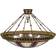 Meyda Lighting Tiffany Light Copper Vein/Gold Pendant Lamp 45"