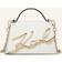 Karl Lagerfeld K/signature Small Crossbody Bag, Woman, Off White, Size: One size One size