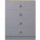 Fwstyle Esher Matt Grey/Oak Chest of Drawer 70x90cm