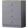 Fwstyle Esher Matt Grey/Oak Chest of Drawer 70x90cm