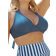 Shapermint Essentials Full Coverage Halter Bikini Top - Ocean Blue