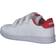 adidas Kid's Advantage Lifestyle Court Hook & Loop - Cloud White/Cloud White/Better Scarlet