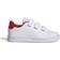 adidas Kid's Advantage Lifestyle Court Hook & Loop - Cloud White/Cloud White/Better Scarlet