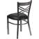 Flash Furniture Hercules Black Vinyl/Clear Kitchen Chair 32.2"