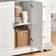 SoBuy Extendable White Förvaringsskåp 130x91cm