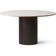 Vipp 494 Beige Marble / Dark Oiled Oak Dining Table 130cm