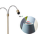 Nielsen Light Carolin Traffic Light Blue Lampeskærm ∅ 20cm