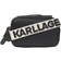 Karl Lagerfeld K/Circle Perforated Crossbody Bag - Black