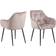 AC Design Furniture Bentley Carver Dusty Rose/Black Esszimmerstuhl 83cm 2Stk.