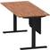 Air Adjustable Desk Walnut Writing Desk 80x180cm