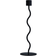 Cooee Design Curved Black Candlestick 23.5cm