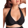 Shapermint Essentials Full Coverage Halter Bikini Top - Black