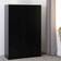 SECONIQUE Malvern Black Wardrobe 115x180cm