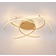 Lindby Yareli Gold Ceiling Flush Light ∅ 70cm