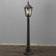 Konstsmide Florence Matte Black Pollare 120cm