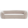 Austin Rounded Light Beige Sofa 232cm 3 personers