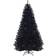 Costway Hinged Artificial Black Christmas Tree 90"