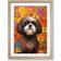 Marlow Home Co Shih Tzu Oak Framed Art 46x64cm