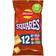 Walkers Squares Variety Multipack Snacks Crisps 22g 12pack