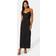 Vila Satin Cowl Neck Maxi Dress - Black