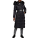 River Island Belted Padded Longline Coat - Black