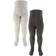 Minymo Strumpbyxor Ull Rib 2-pack - Grey Melange (5979-123)