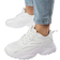 Shein Girls Lace-up Front Chunky Sneakers