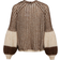 Noella Liana Knit Cardigan - Beige/Brown