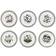 Portmeirion Botanic Garden Bread Dessert Plate 15.2cm 6pcs